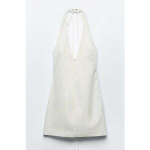 Zara Stripe Halter Dress